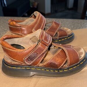 Brown Dr. Martens Women's Sandals Size 5